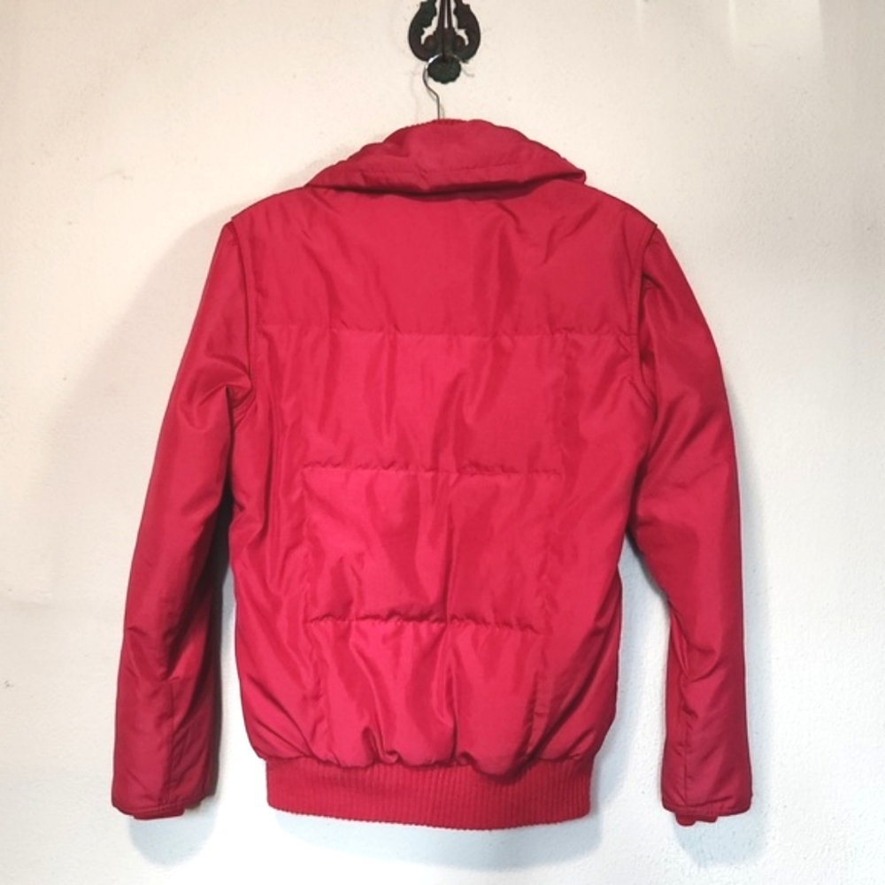 Serac Vintage Down Filled Puffer Ski Jacket Red Size 38 - Picture 4 of 12